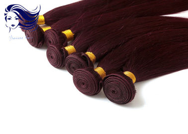 Китай Красный прямой покрашенный Weave волос Remy выдвижений человеческих волос бразильский поставщик