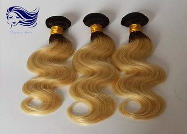 Китай Волна волос белокурых волос цвета Ombre Unprocessed двойная нарисованная глубокая поставщик
