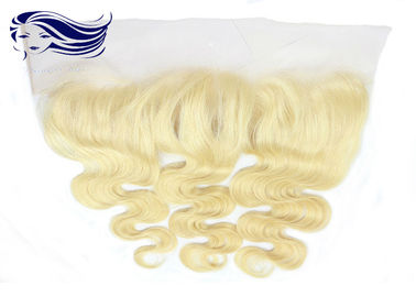 Китай Шнурок белокурых человеческих волос париков шнурка купели цвета полных швейцарский 4 дюйма поставщик