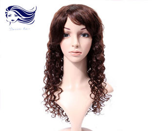 Китай Парики шнурка глубоких человеческих волос волны 100 полные с волосами бразильянина волос младенца дистрибьютор