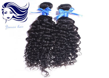 Китай Волосы Weave естественных черных малайзийских человеческих волос Remy девственницы курчавые поставщик