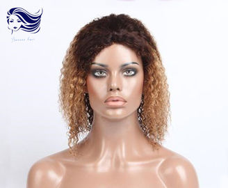 Китай Курчавые парики шнурка фронта человеческих волос замыкают накоротко цвет Ombre париков человеческих волос поставщик
