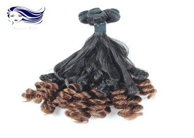 Китай Реальный цвет Ombre курчавых волос тетеньки Fumi для коротких волос 1B/27 поставщик