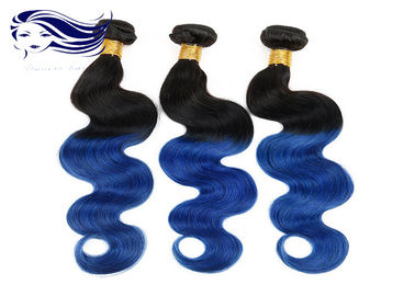 Китай Пачки Weave волос Peruvian волос 100 цвета Ombre объемной волны голубые поставщик