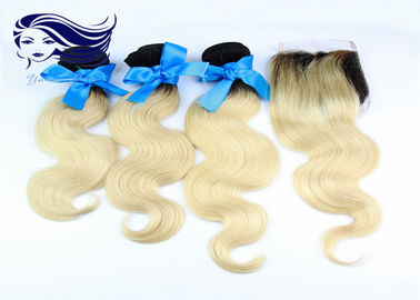 Китай покрашенные Peruvian человеческие волосы выдвижений волос 7A с закрытием шнурка поставщик