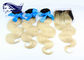 покрашенные Peruvian человеческие волосы выдвижений волос 7A с закрытием шнурка поставщик