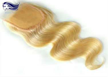 Китай Волосы белокурой объемной волны закрытия верхней части шнурка Remy бразильские освобождают тип завод