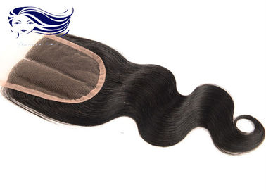 Китай Средние человеческие волосы закрытия верхней части шнурка части, бразильские волосы Remy закрытия дистрибьютор