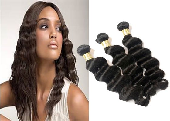 Покрашенная Unprocessed нежность Weave черного тела двигателя отсутствие не линять никакой путать