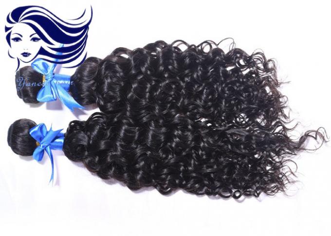 Волосы Weave естественных черных малайзийских человеческих волос Remy девственницы курчавые