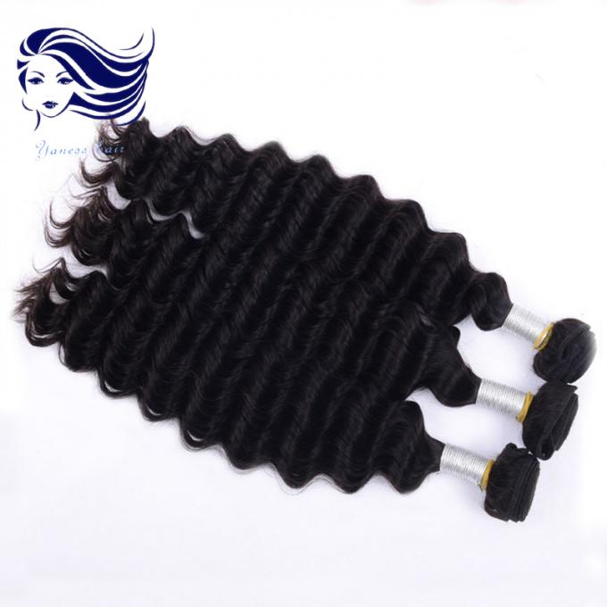 Путать Weave 3.5Oz волос глубокой ранга 6A волны естественной перуанский освобождает